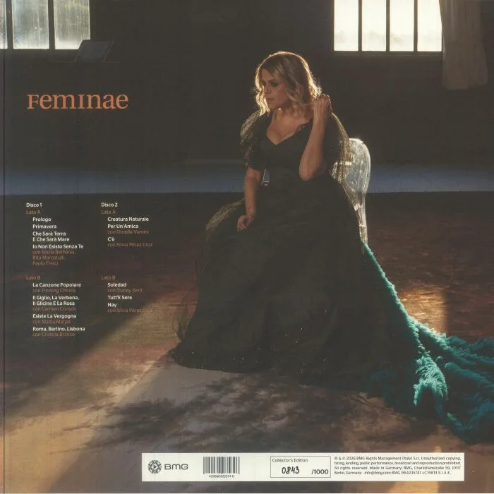 Обратная сторона обложки — TOSCA — Feminae
