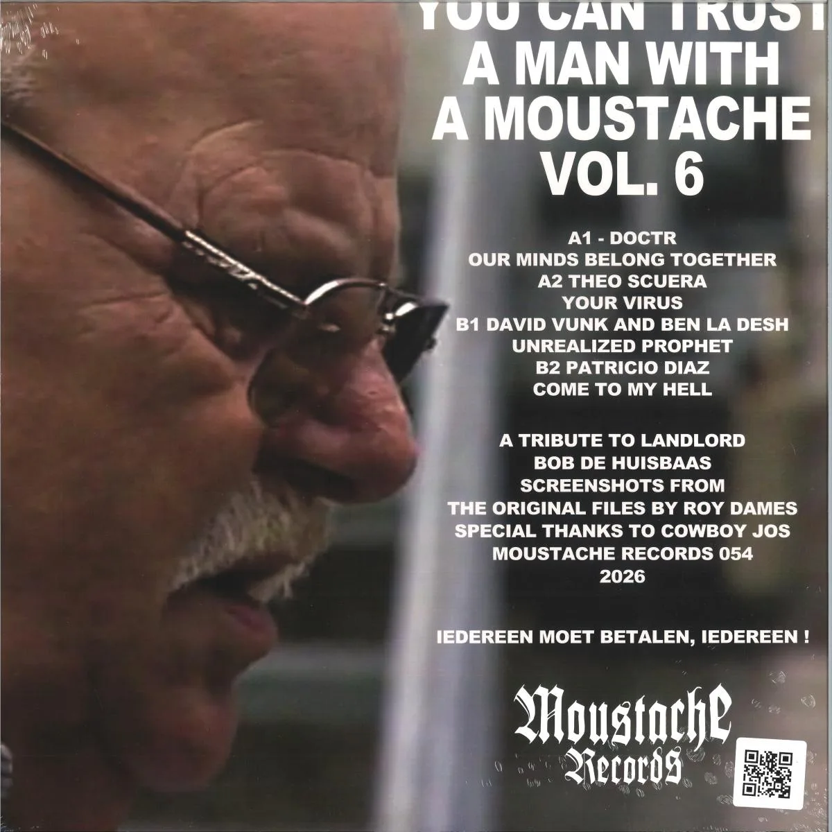 Обратная сторона обложки — Various — You Can Trust A Man With A Moustache Vol. 6