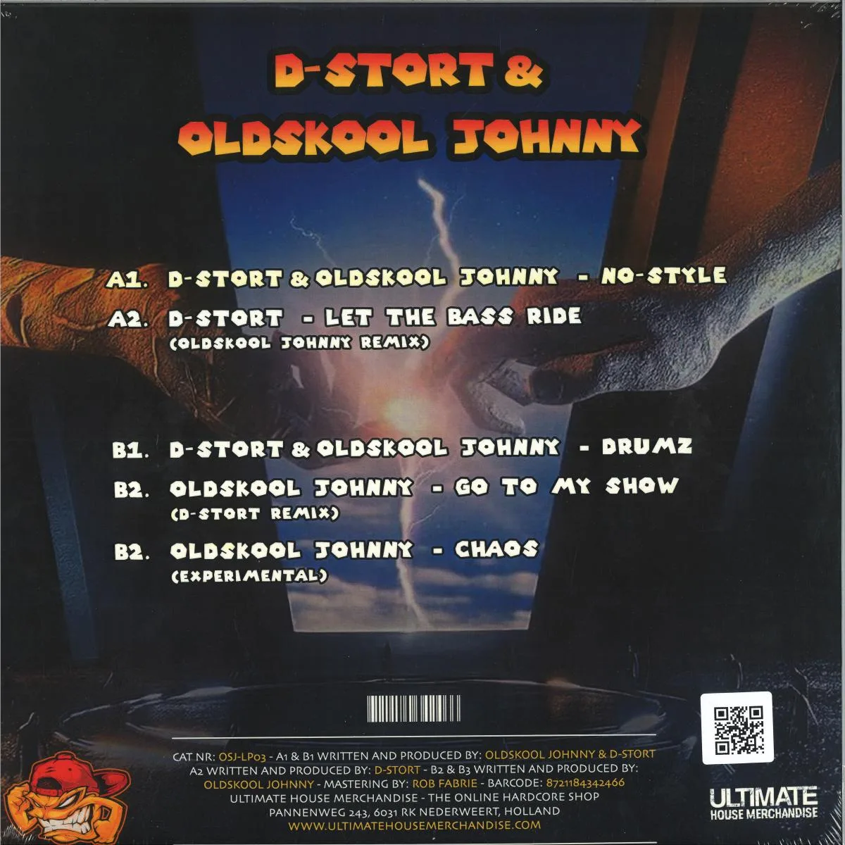Обратная сторона обложки — D-Stort & Oldskool Johnny — No-Style