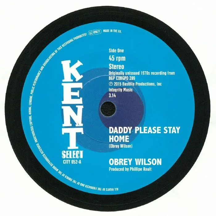 Лицевая сторона обложки — Obrey WILSON / LEE BRACKETT — Daddy Please Stay Home