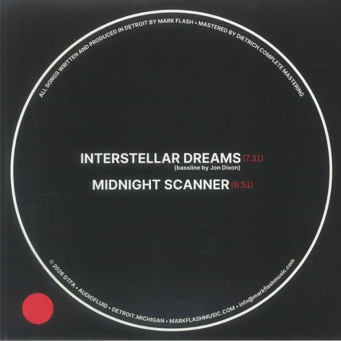 Обратная сторона обложки — Mark FLASH — Interstellar Dreams EP