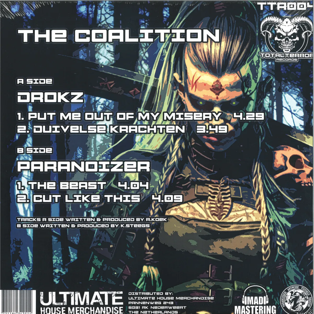 Обратная сторона обложки — Drokz&Paranoizer — The Coalition