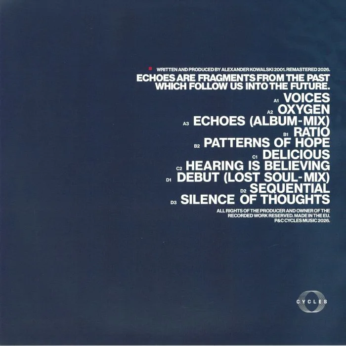 Back cover — Alexander KOWALSKI — Echoes (remastered)