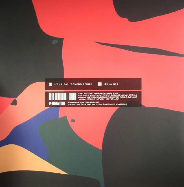 Обратная сторона обложки — Henri TEXIER — Les La Bas (Bonobo remix) (Record Store Day 2016)