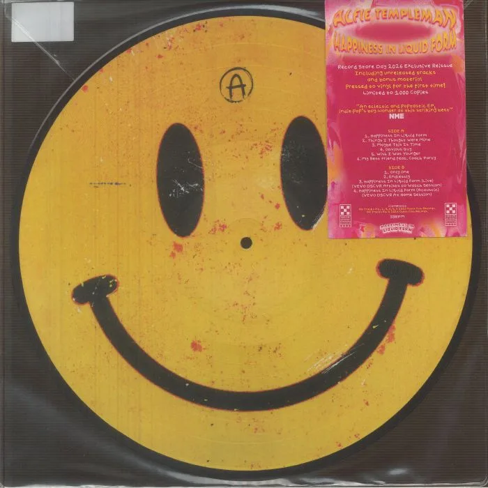 Alfie TEMPLEMAN — Happiness In Liquid Form (Record Store Day RSD 2026)