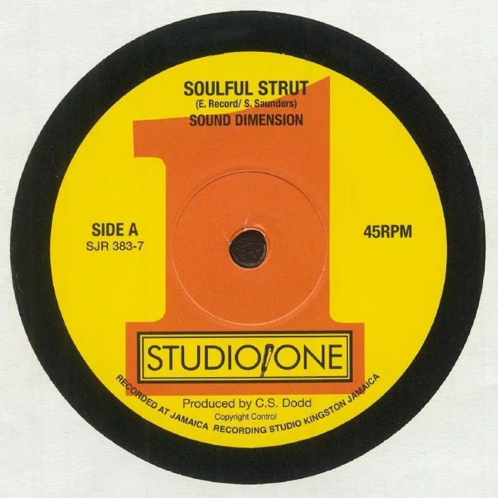 Лицевая сторона обложки — SOUND DIMENSION — Soulful Strut