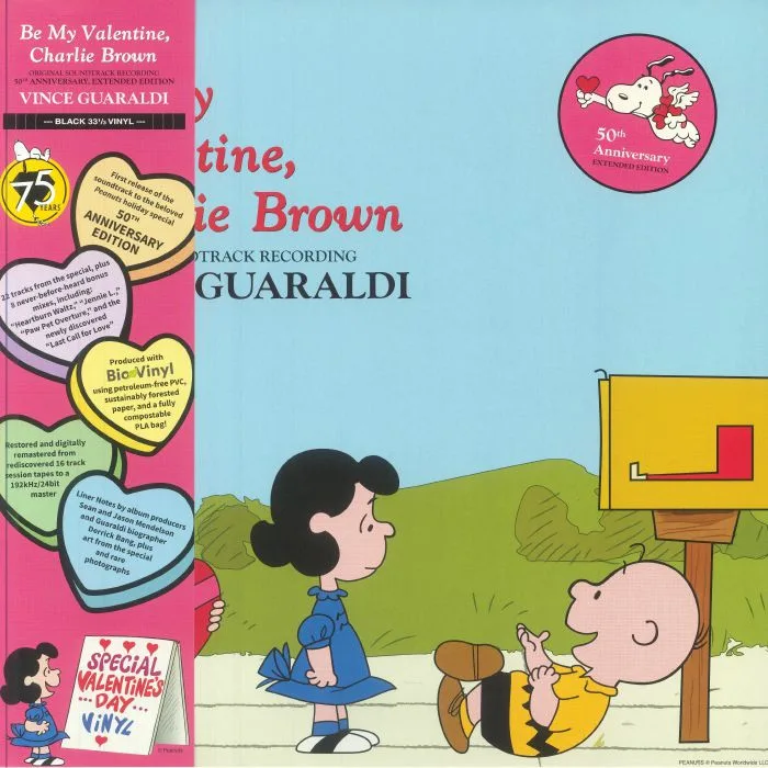 Лицевая сторона обложки — Vince GUARALDI — Be My Valentine Charlie Brown (Soundtrack) (50th Anniversary Extended Edition)