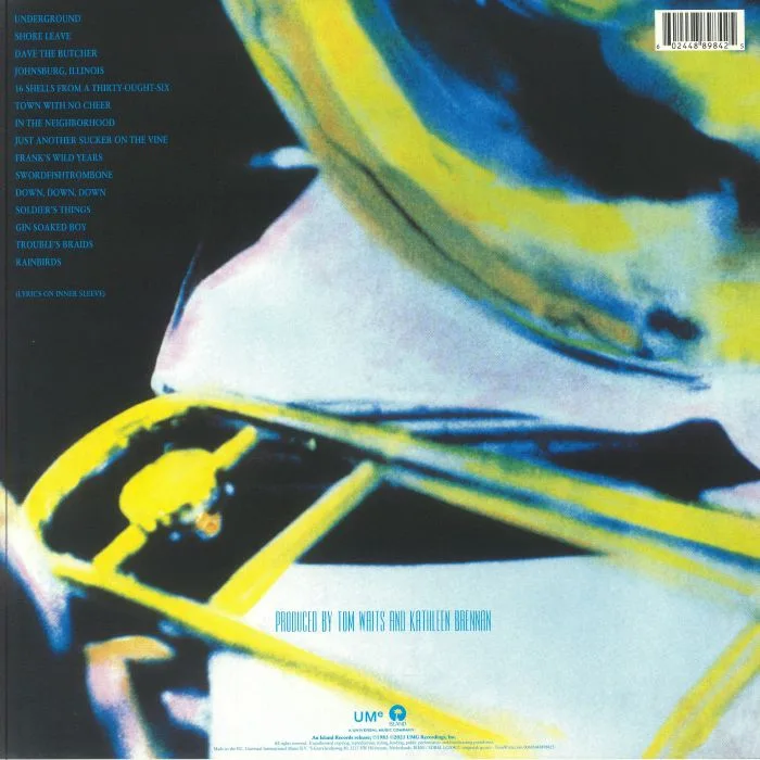 Back cover — Tom WAITS — Swordfishtrombones (40th Anniversary Edition) (remastered)