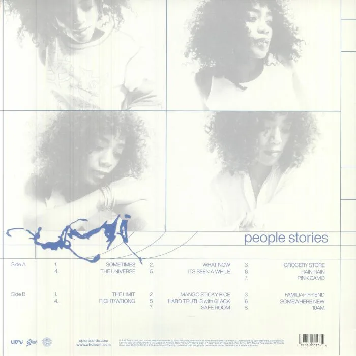 Back cover — UMI — People Stories