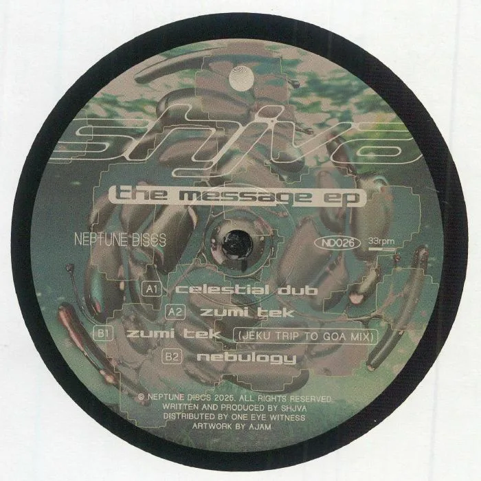 Front cover — SHJVA — The Message EP