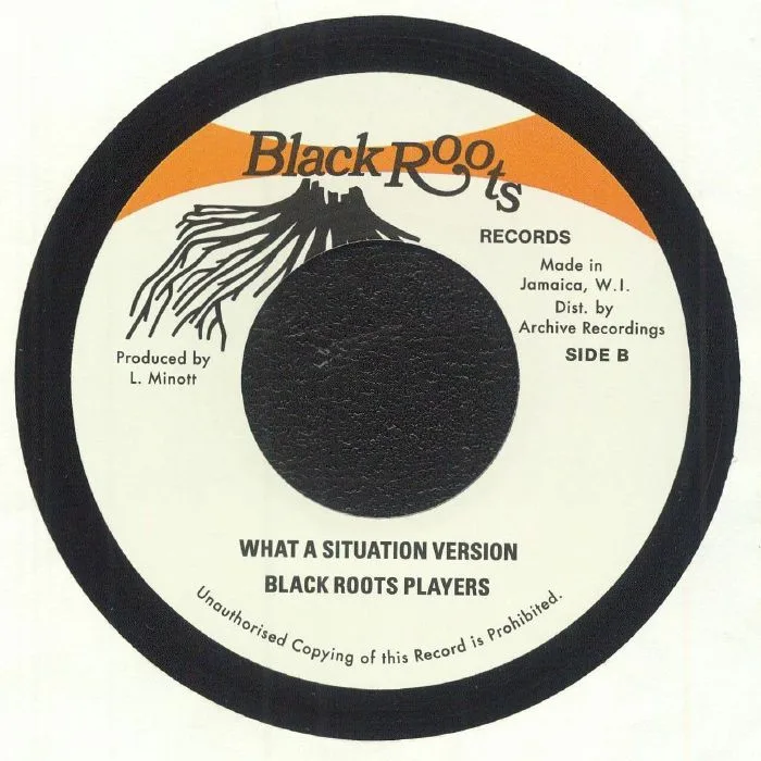 Обратная сторона обложки — The GAYLADS / BLACK ROOTS PLAYERS — What A Situation