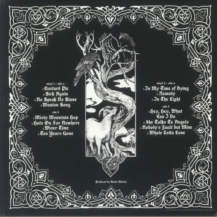 Back cover — Jimmy PAGE / THE BLACK CROWES — Live At The Greek (25th Anniversary Edition)