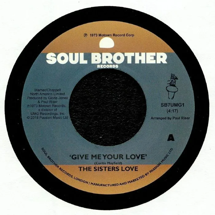 Лицевая сторона обложки — The SISTERS LOVE — Give Me Your Love (reissue)