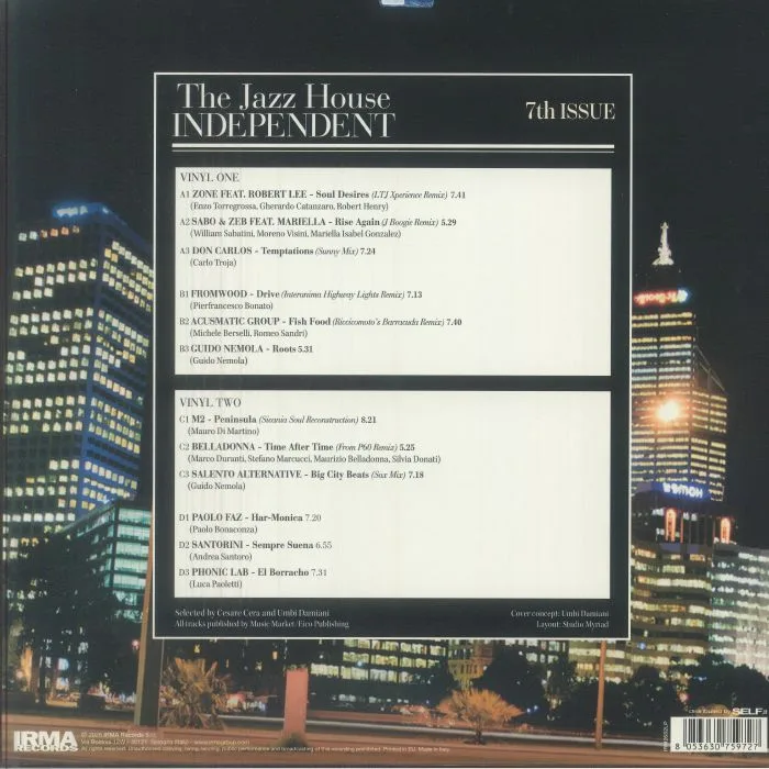 Обратная сторона обложки — VARIOUS — The Jazz House Independent 7th Issue
