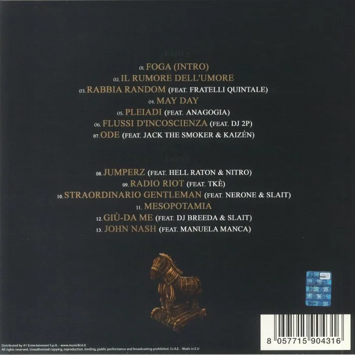 Back cover — ENGMA — Foga