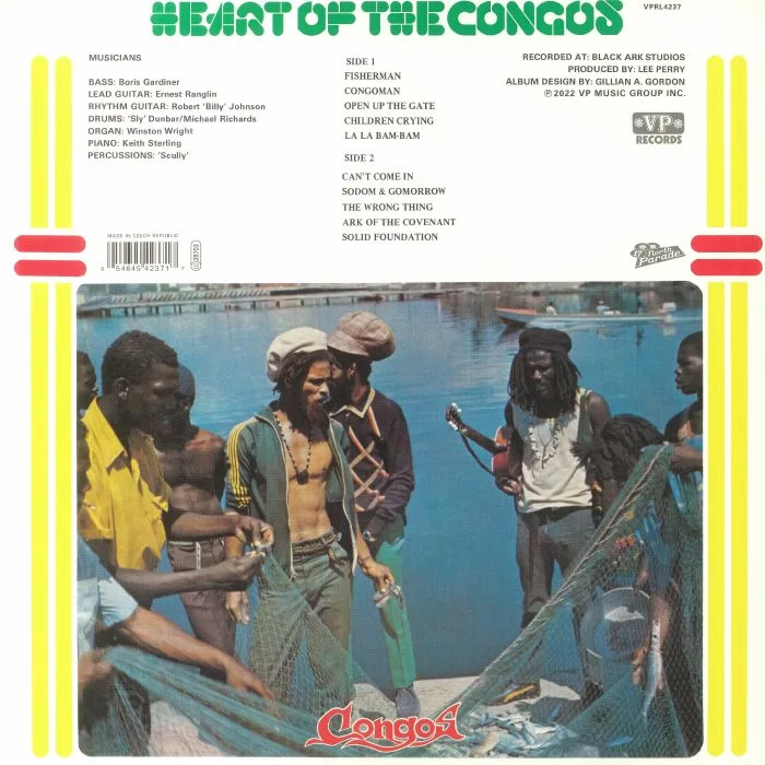 Обратная сторона обложки — The CONGOS — Heart Of The Congos (remastered)