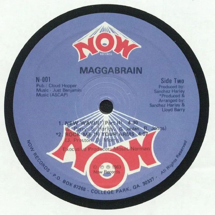 Обратная сторона обложки — MAGGABRAIN — New Wavin'