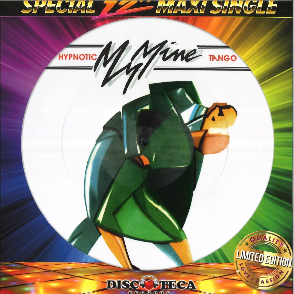 Лицевая сторона обложки — My Mine/Gary Low — Hypnotic Tango / You Are A Danger