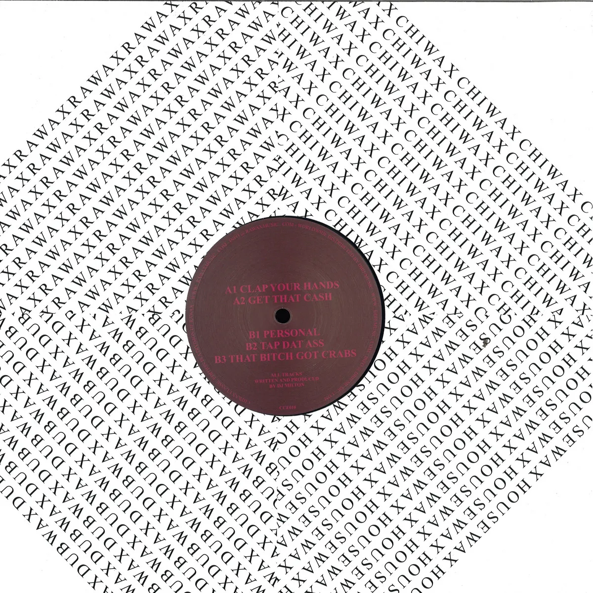 Back cover — Dj Milton — Get The Cash