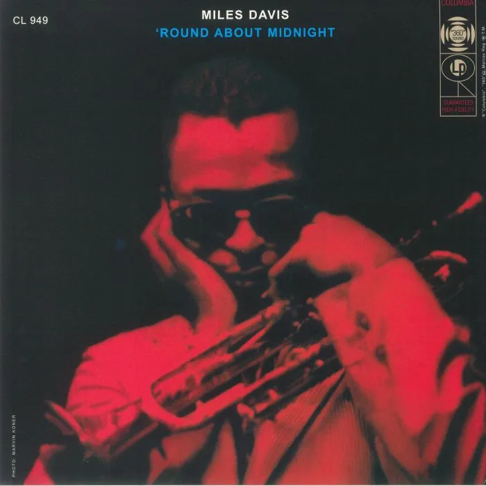 Лицевая сторона обложки — Miles DAVIS — Round About Midnight