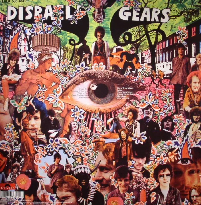 Back cover — CREAM — Disraeli Gears