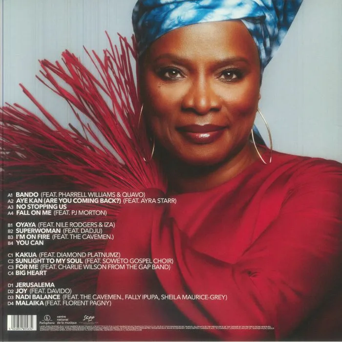 Обратная сторона обложки — Angelique KIDJO — Hope!!