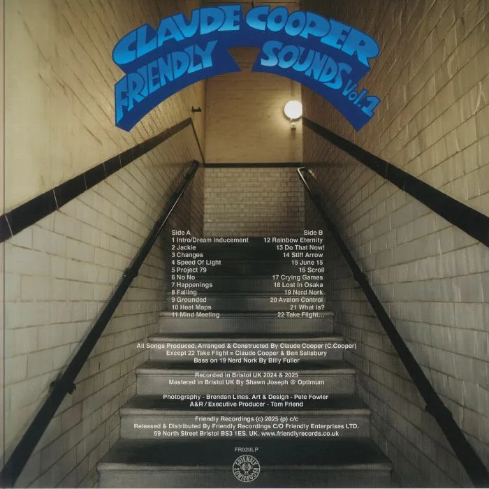 Back cover — Claude COOPER — Friendly Sounds Vol 1