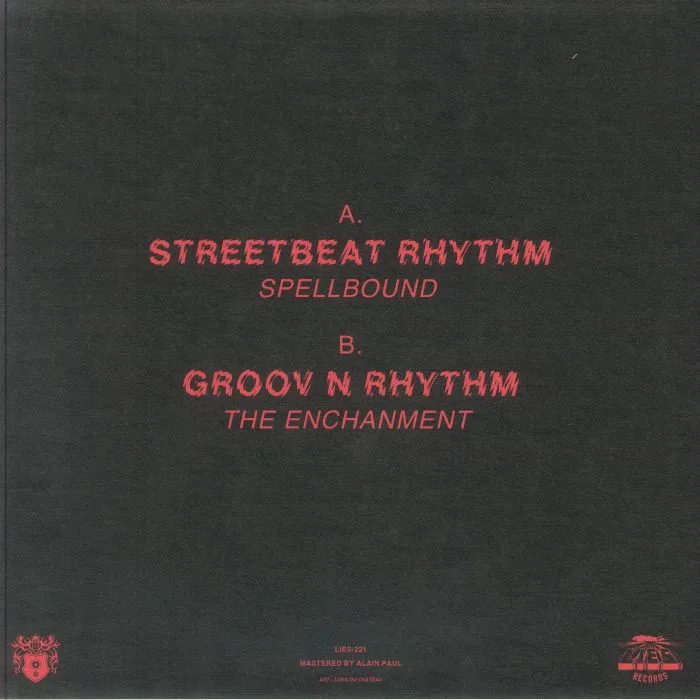 Back cover — DUKE STRANGE — Streetbeat Rhythm