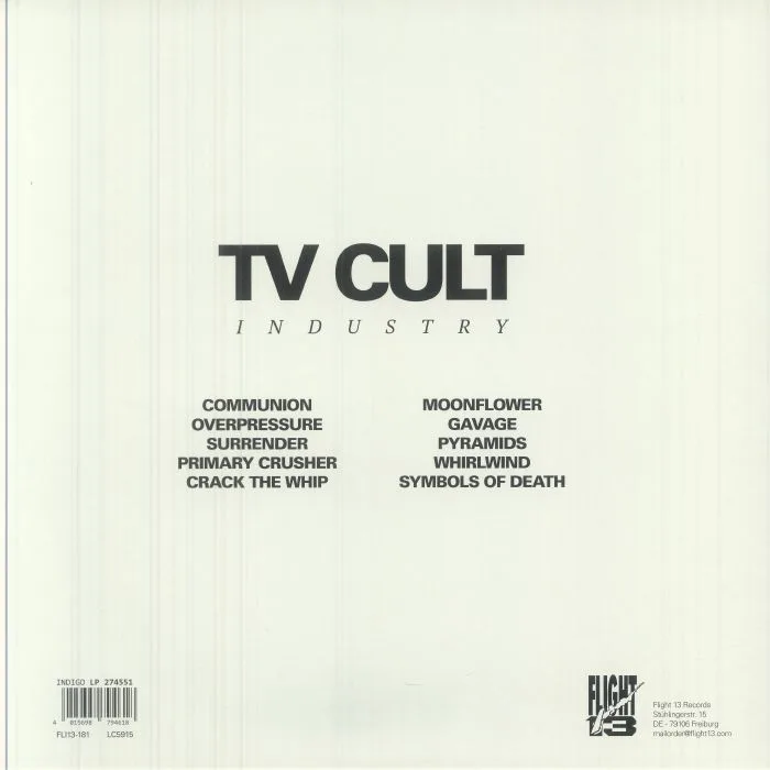 Обратная сторона обложки — TV CULT — Industry