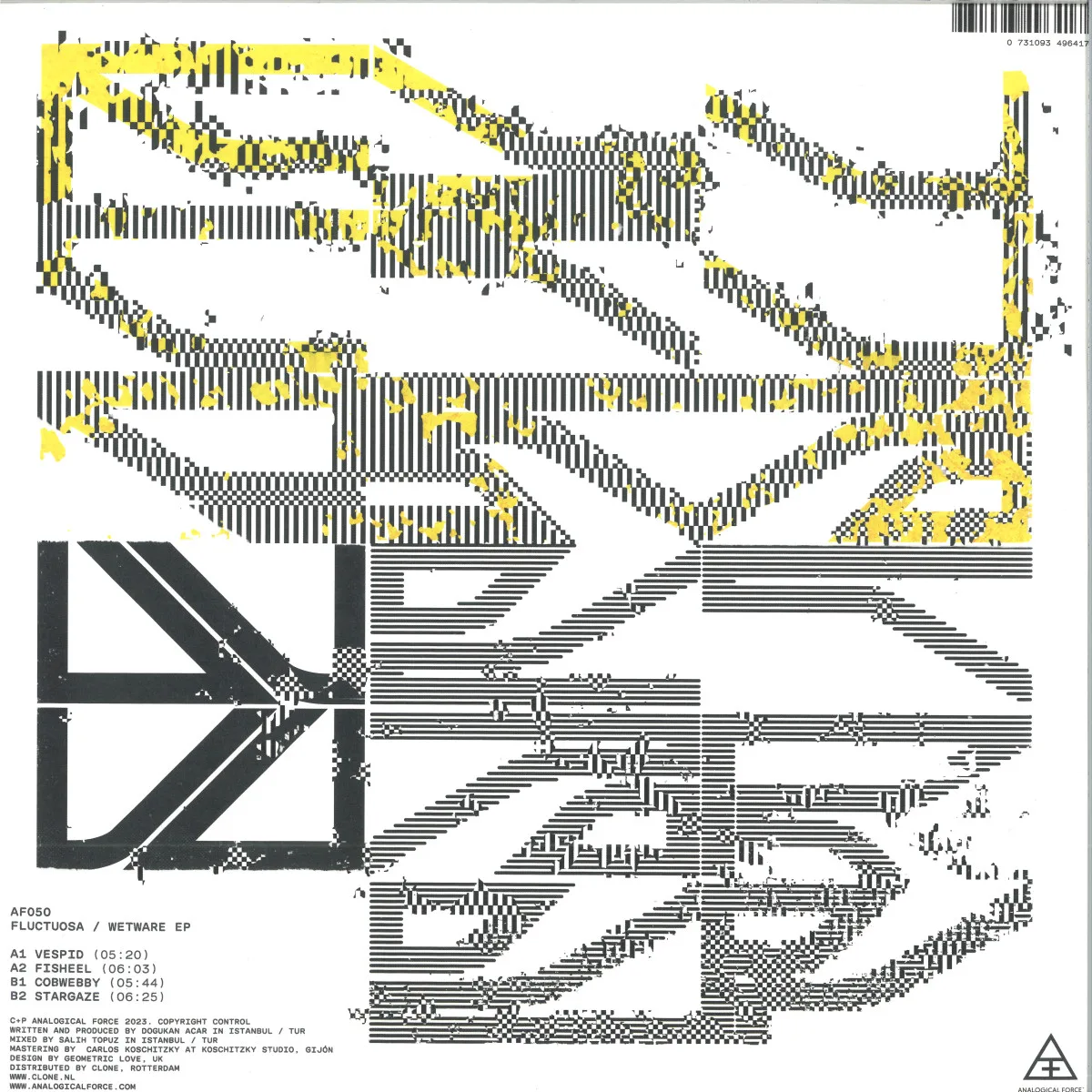 Обратная сторона обложки — Fluctuosa — Wetware EP