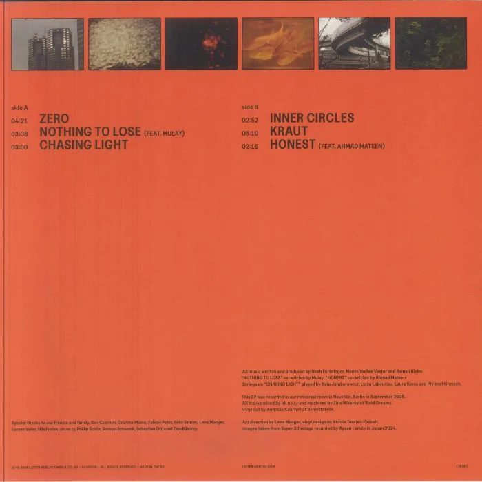 Обратная сторона обложки — MOSES YOOFEE TRIO — Chasing Light