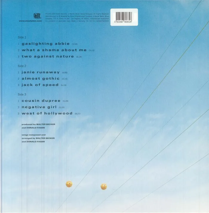 Back cover — STEELY DAN — Two Against Nature