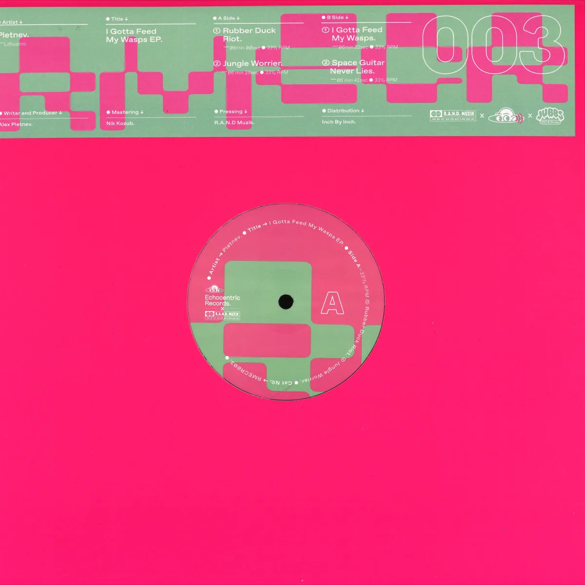 Pletnev — I Gotta Feed My Wasps EP