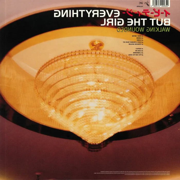 Обратная сторона обложки — EVERYTHING BUT THE GIRL — Walking Wounded (half speed remastered)