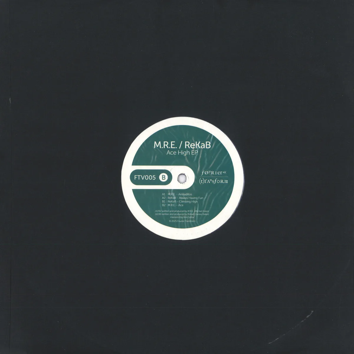 Back cover — M.R.E. / ReKaB — Ace High EP