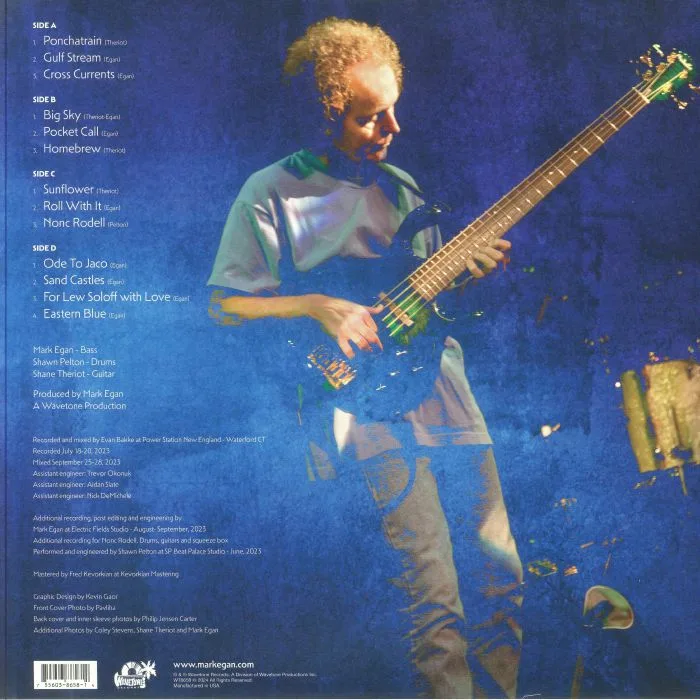 Back cover — Mark EGAN / SHAWN PELTON / SHANE THERIOT — Cross Currents