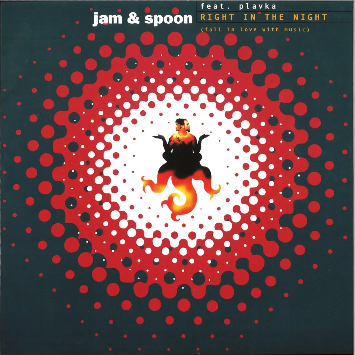 Обратная сторона обложки — JAM & SPOON feat. PLAVKA — Right In The Night