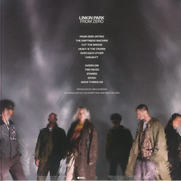 Back cover — LINKIN PARK — From Zero