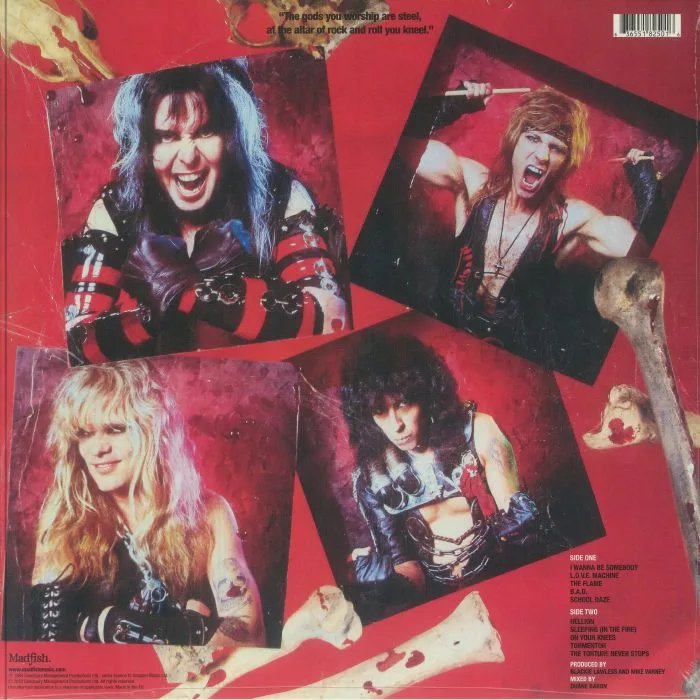 Обратная сторона обложки — WASP — WASP (half speed remastered)