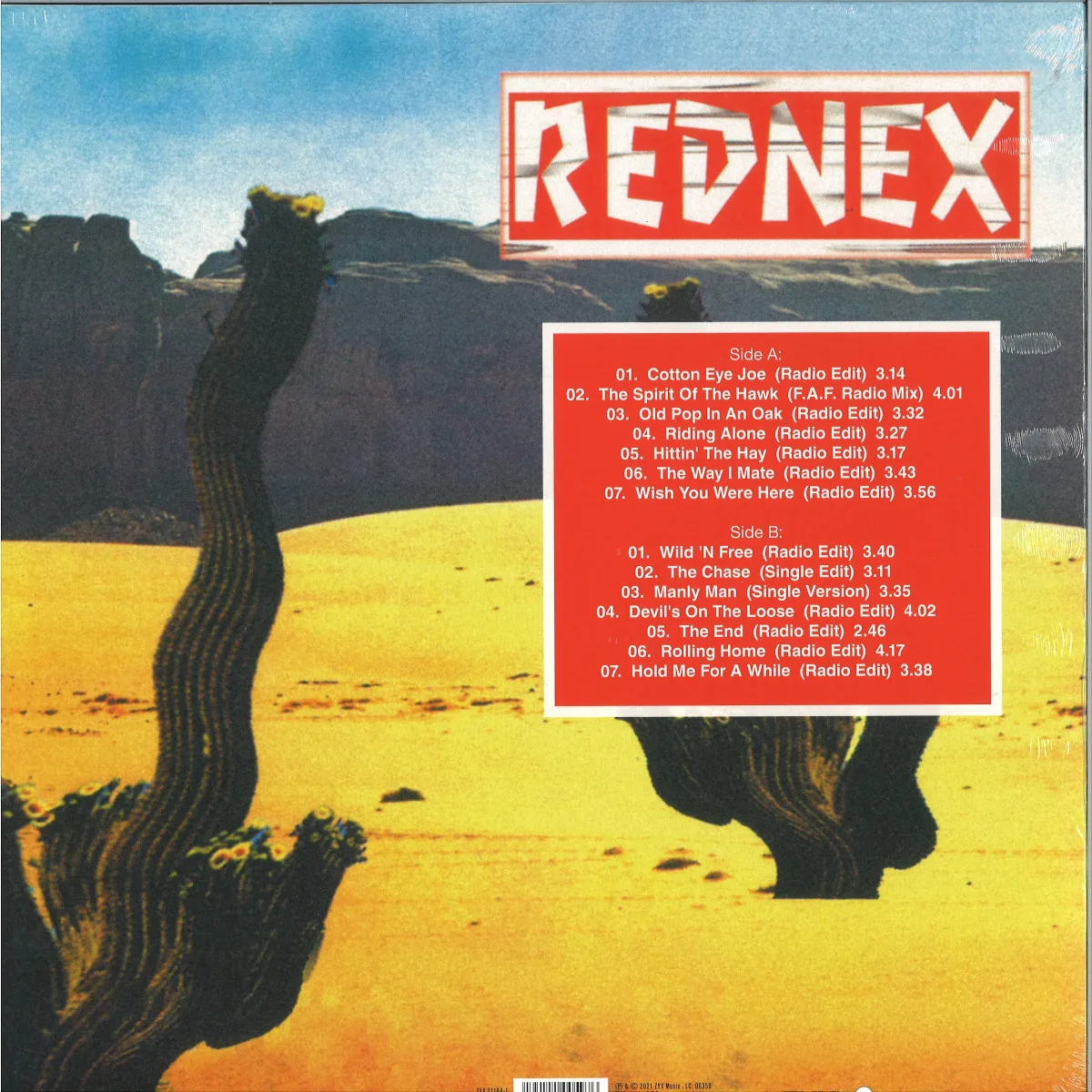 Обратная сторона обложки — Rednex — Greatest Hits & Remixes