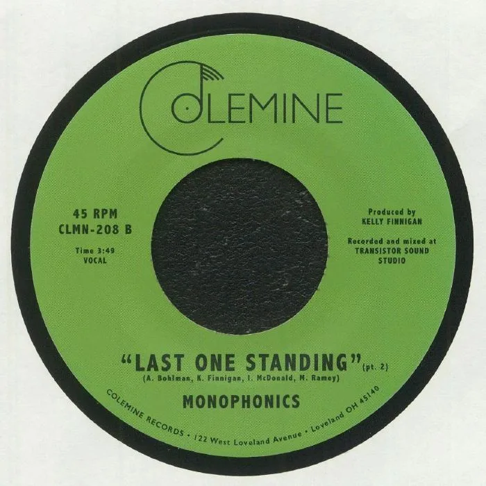 Back cover — MONOPHONICS — Last One Standing