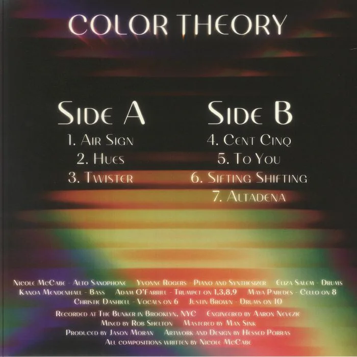 Обратная сторона обложки — Nicole McCABE — Color Theory