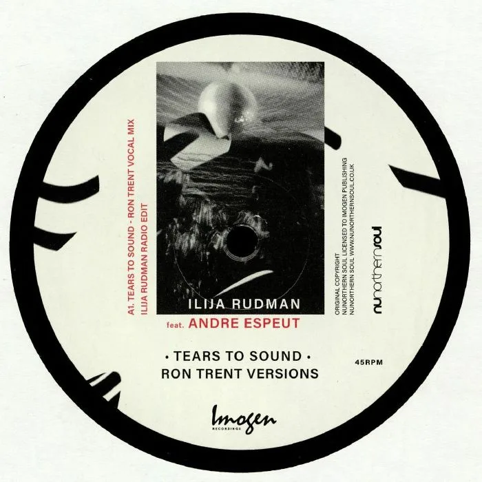Лицевая сторона обложки — Ilija RUDMAN feat ANDRE ESPEUT — Tears To Sound (Ron Trent Mix)
