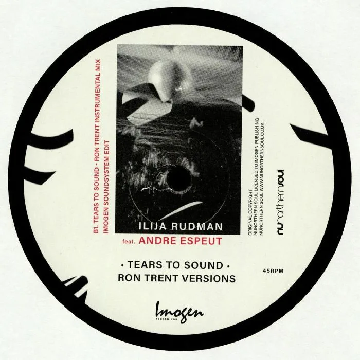 Обратная сторона обложки — Ilija RUDMAN feat ANDRE ESPEUT — Tears To Sound (Ron Trent Mix)