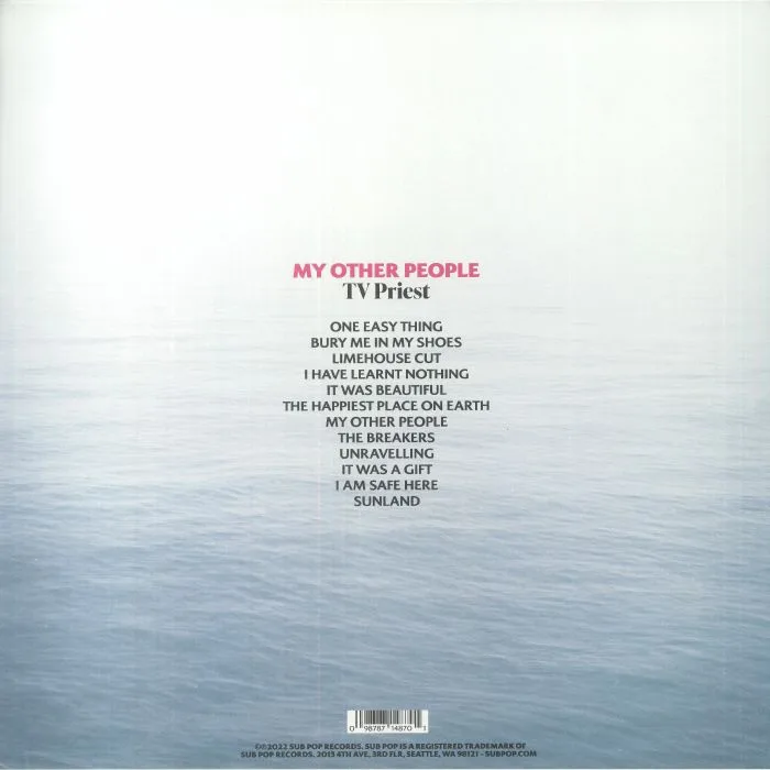 Back cover — TV PRIEST — My Other People (Loser Edition)