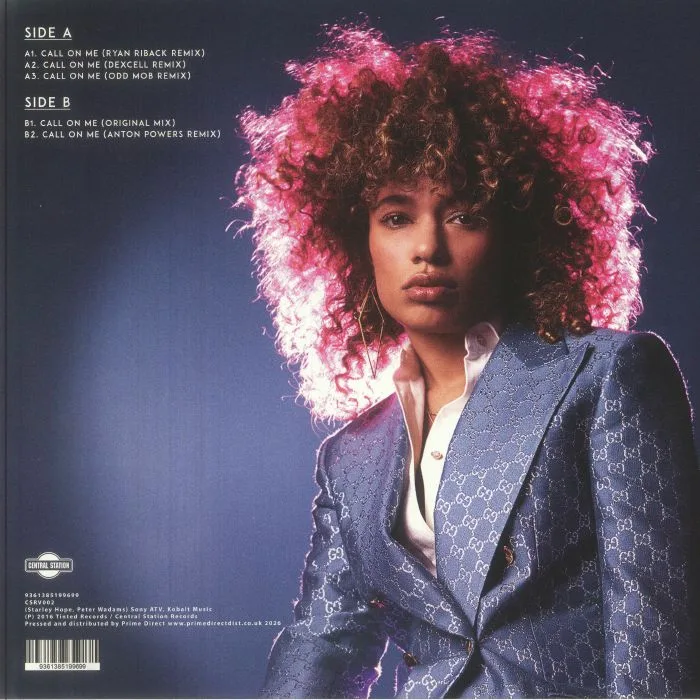 Back cover — Starley — Call On Me