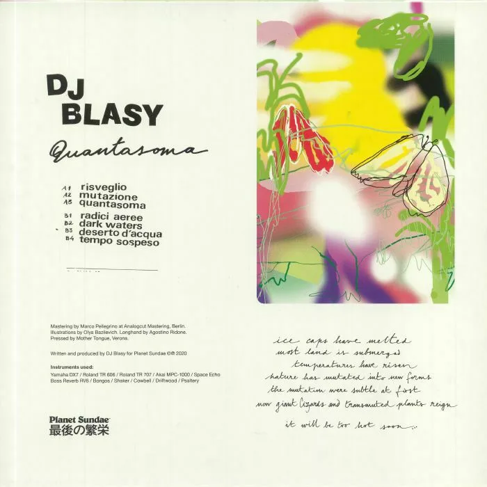 Back cover — DJ BLASY — Quantasoma (B-STOCK)