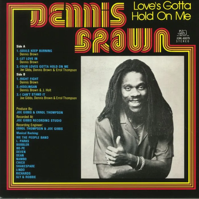 Back cover — Dennis BROWN — Love's Gotta Hold On Me (remastered)