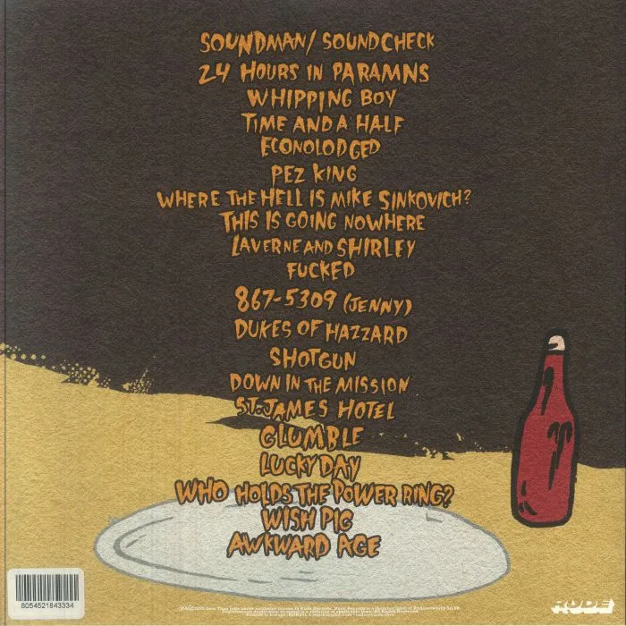 Обратная сторона обложки — LESS THAN JAKE — Losers Kings & Things We Don't Understand