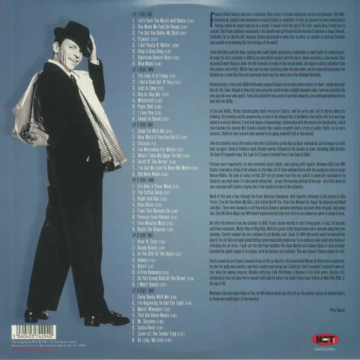 Back cover — Frank SINATRA — Sinatra Swings (B-STOCK)